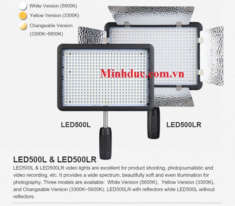 Đèn led Godox LED500LR-C