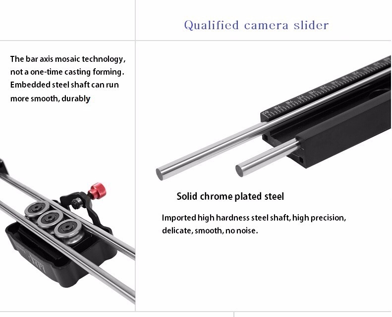 Thanh Dolly Dragon -D02 80cm Slider Rail for Camera and Video Photoviet